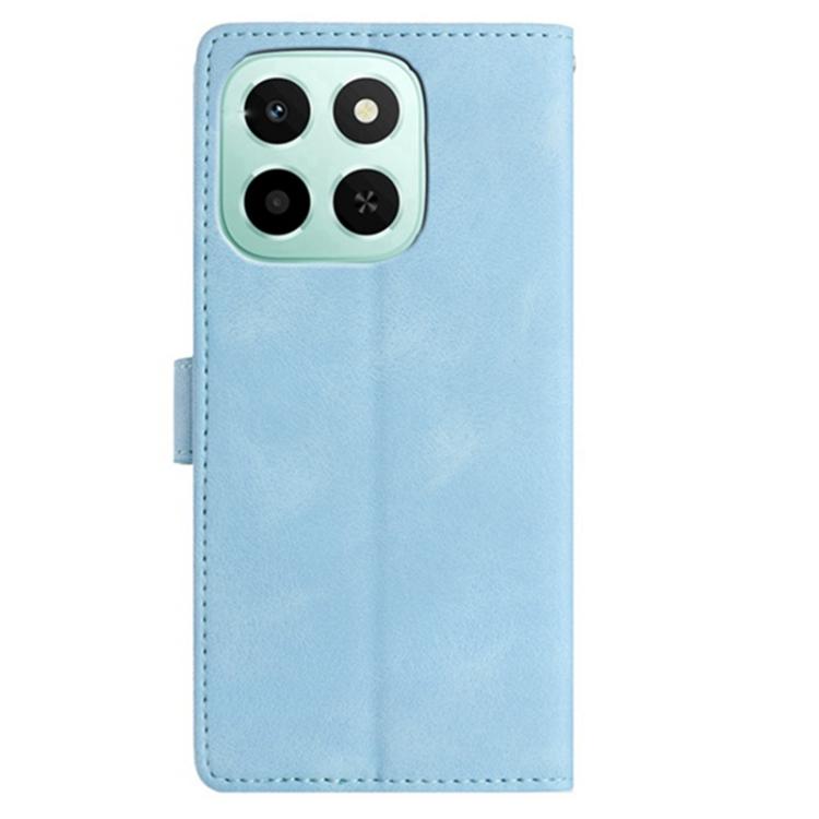 For Honor X6c 4G / X5b 4G Global Skin Feel Embossed Feather Leather Phone Case