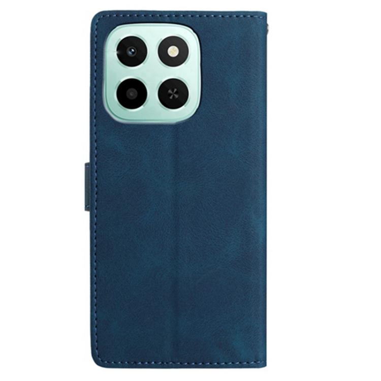 For Honor X6c 4G / X5b 4G Global Skin Feel Embossed Feather Leather Phone Case