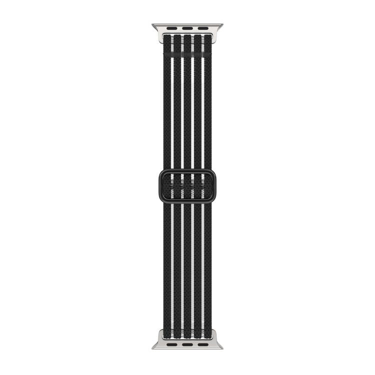 For Apple Watch 46mm / 49mm / 45mm / 44mm Breathable Nylon Fish Line Weaving Watch Band