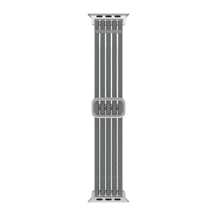 For Apple Watch 46mm / 49mm / 45mm / 44mm Breathable Nylon Fish Line Weaving Watch Band