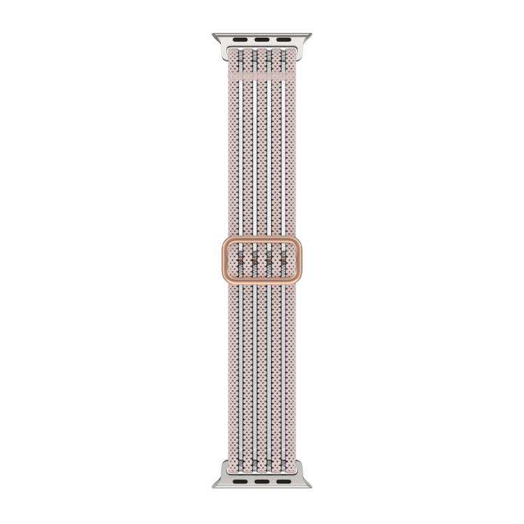 For Apple Watch 46mm / 49mm / 45mm / 44mm Breathable Nylon Fish Line Weaving Watch Band