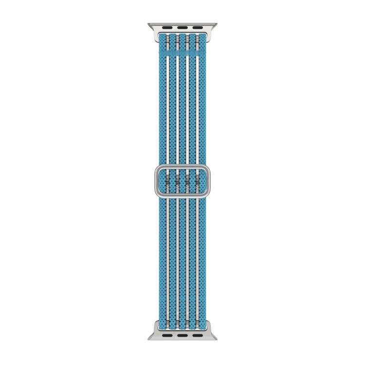 For Apple Watch 46mm / 49mm / 45mm / 44mm Breathable Nylon Fish Line Weaving Watch Band