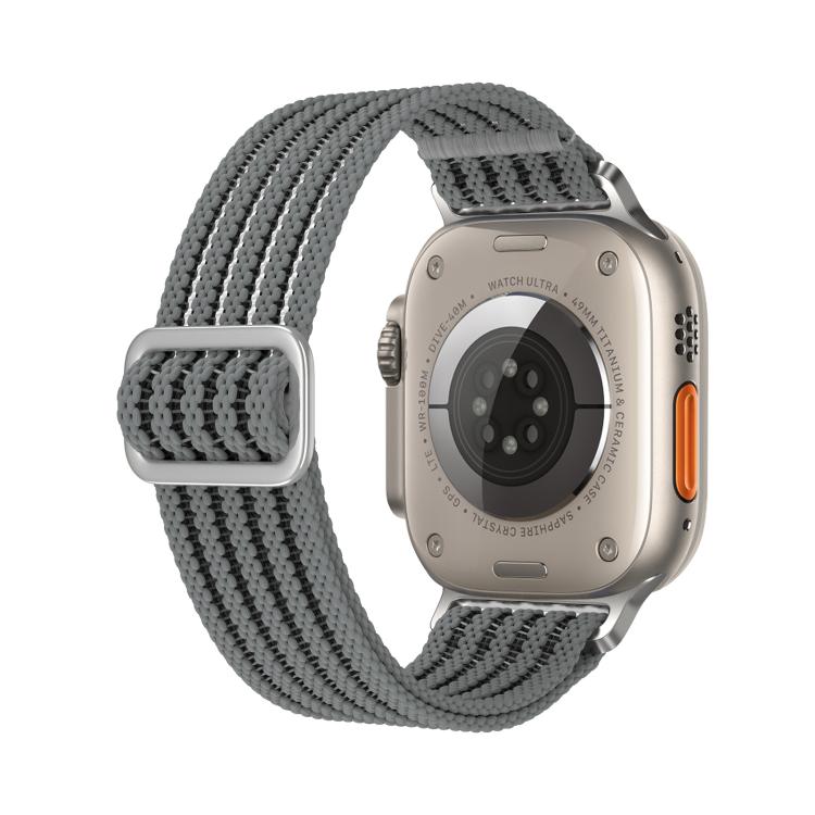For Apple Watch 42mm / 41mm / 40mm / 38mm Breathable Nylon Fish Line Weaving Watch Band