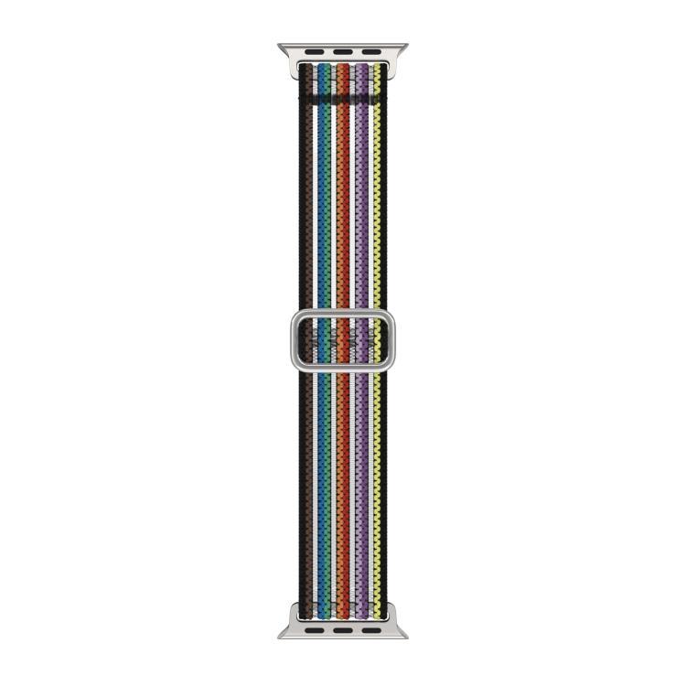 For Apple Watch 42mm / 41mm / 40mm / 38mm Breathable Nylon Fish Line Weaving Watch Band
