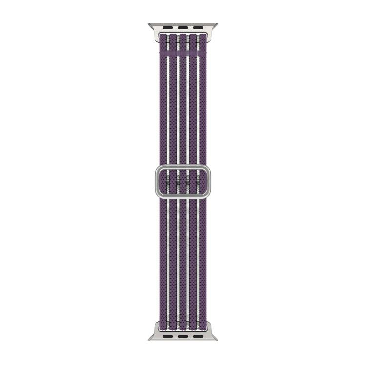 For Apple Watch 42mm / 41mm / 40mm / 38mm Breathable Nylon Fish Line Weaving Watch Band