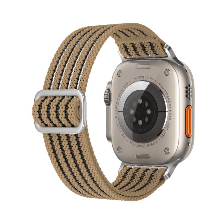For Apple Watch 42mm / 41mm / 40mm / 38mm Breathable Nylon Fish Line Weaving Watch Band