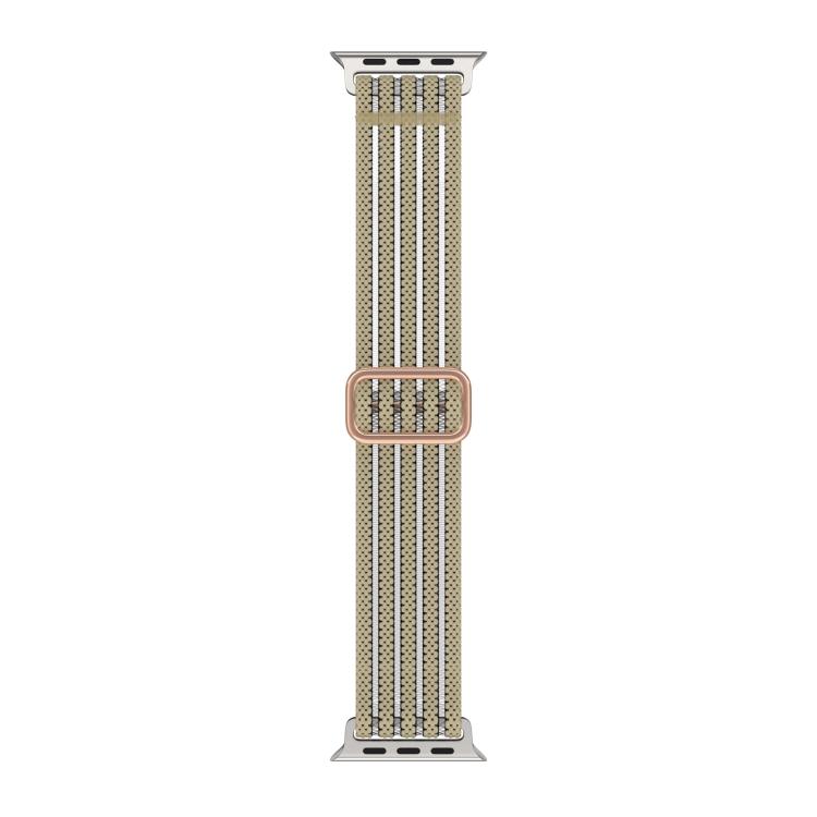 For Apple Watch 42mm / 41mm / 40mm / 38mm Breathable Nylon Fish Line Weaving Watch Band