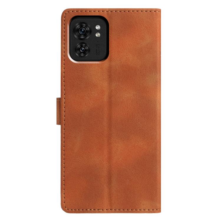 For Motorola Edge 40 Triangles Embossed Leather Phone Case