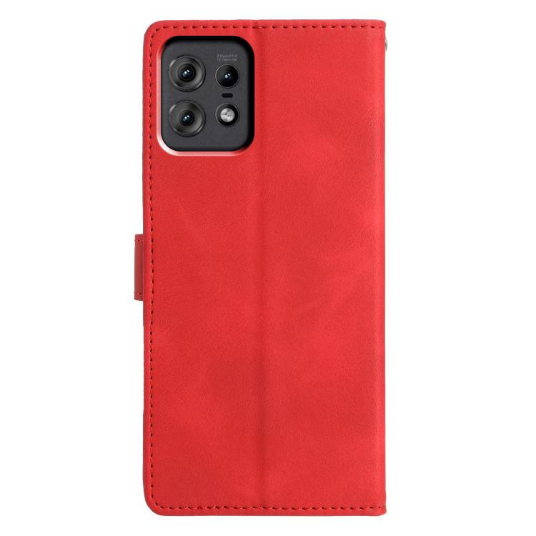 For Motorola Edge 50 Pro Triangles Embossed Leather Phone Case