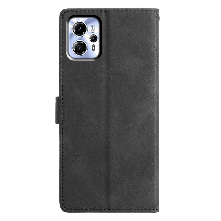 For Motorola Moto G13 / G23 Triangles Embossed Leather Phone Case