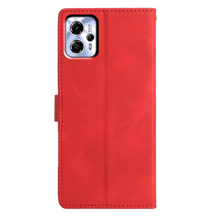 For Motorola Moto G13 / G23 Triangles Embossed Leather Phone Case