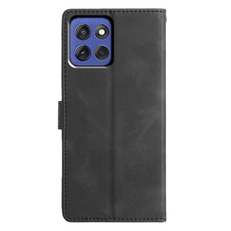 For Motorola Moto G Stylus 5G 2025 Triangles Embossed Leather Phone Case