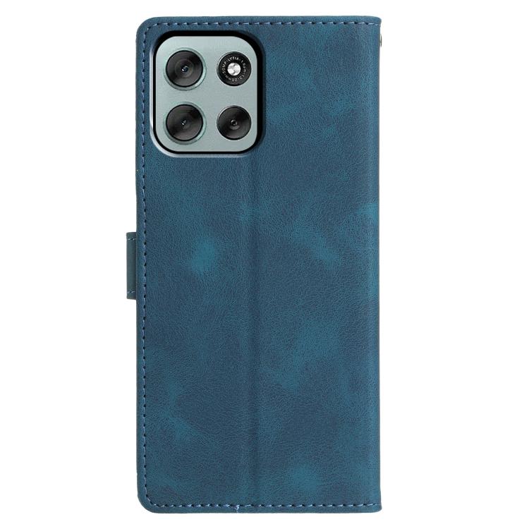 For Motorola Moto G56 5G Triangles Embossed Leather Phone Case