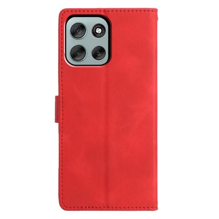 For Motorola Moto G56 5G Triangles Embossed Leather Phone Case