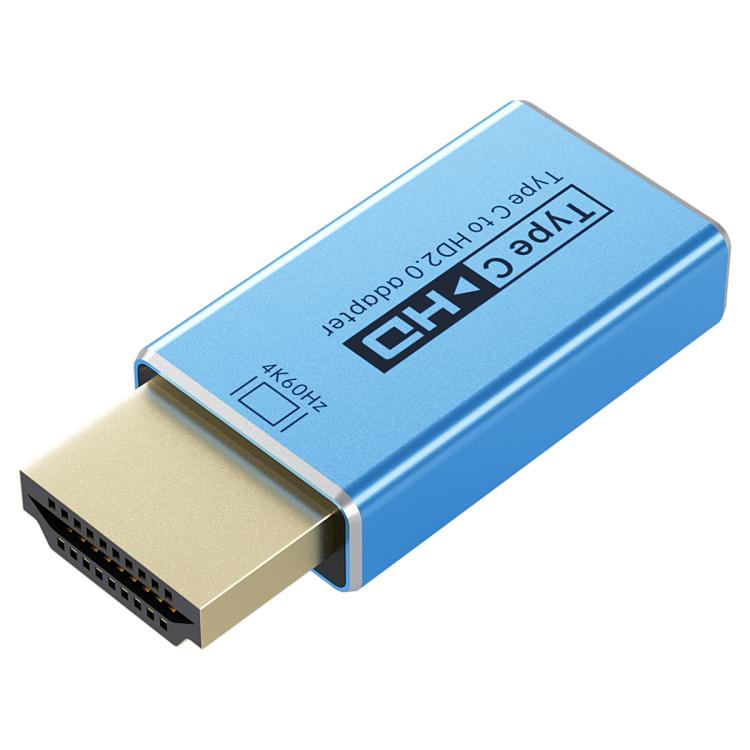 YCE-V292A Type-C to HDMI 4K Adapter - Blue
