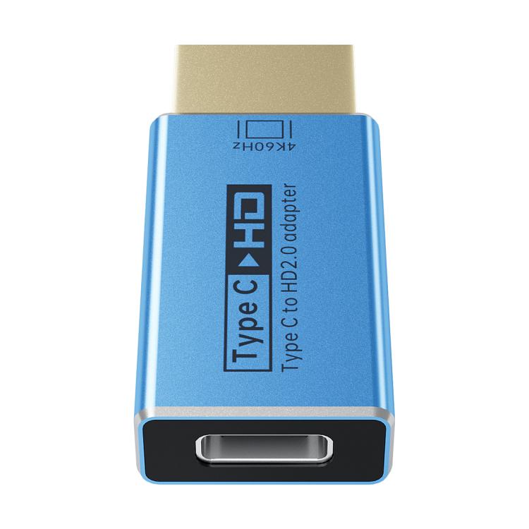 YCE-V292A Type-C to HDMI 4K Adapter - Blue