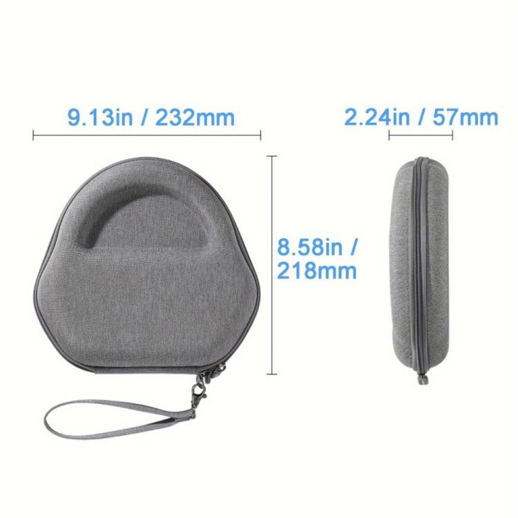 For AirPods Max 2 / AirPods Max Headset Storage Bag Waterproof Hard Shell Protective Case - Grey