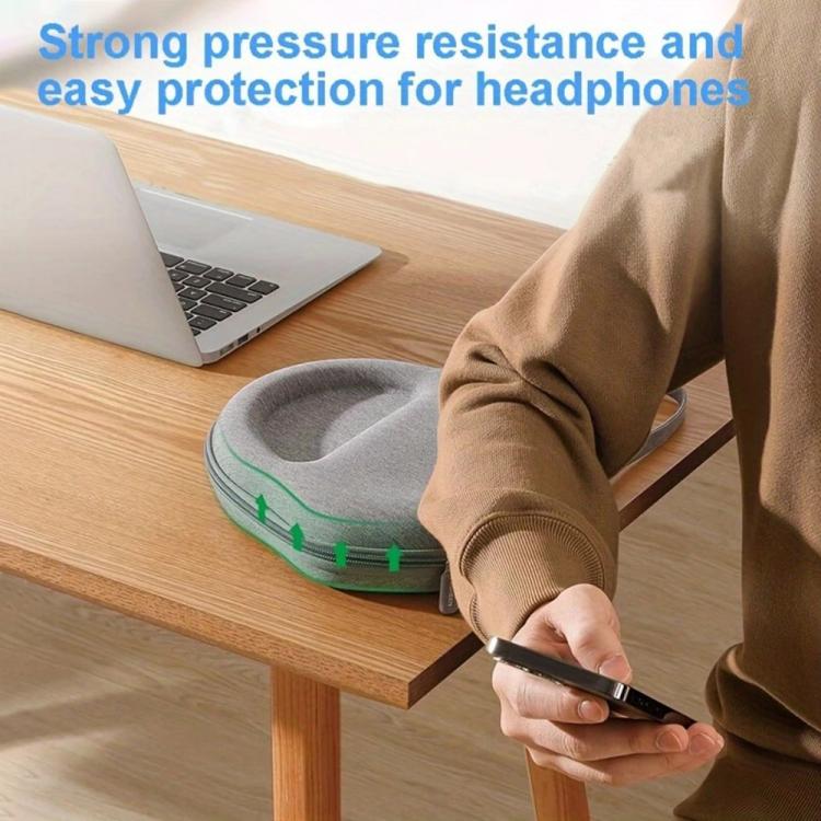 For AirPods Max 2 / AirPods Max Headset Storage Bag Waterproof Hard Shell Protective Case - Grey