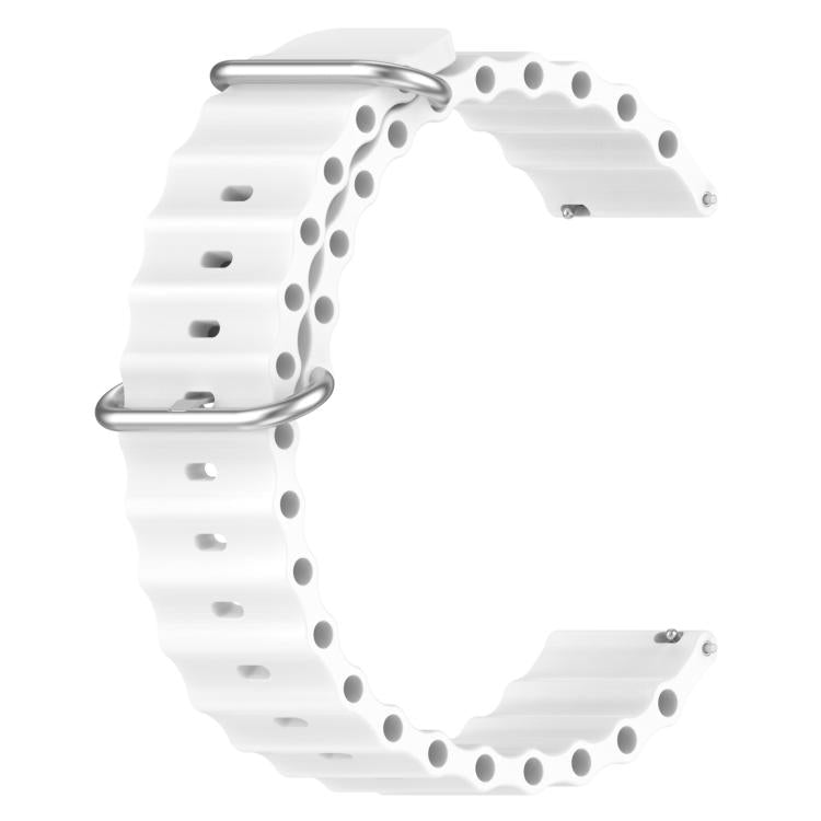 22mm xDfind Ocean Style Silicone Solid Color Watch Band