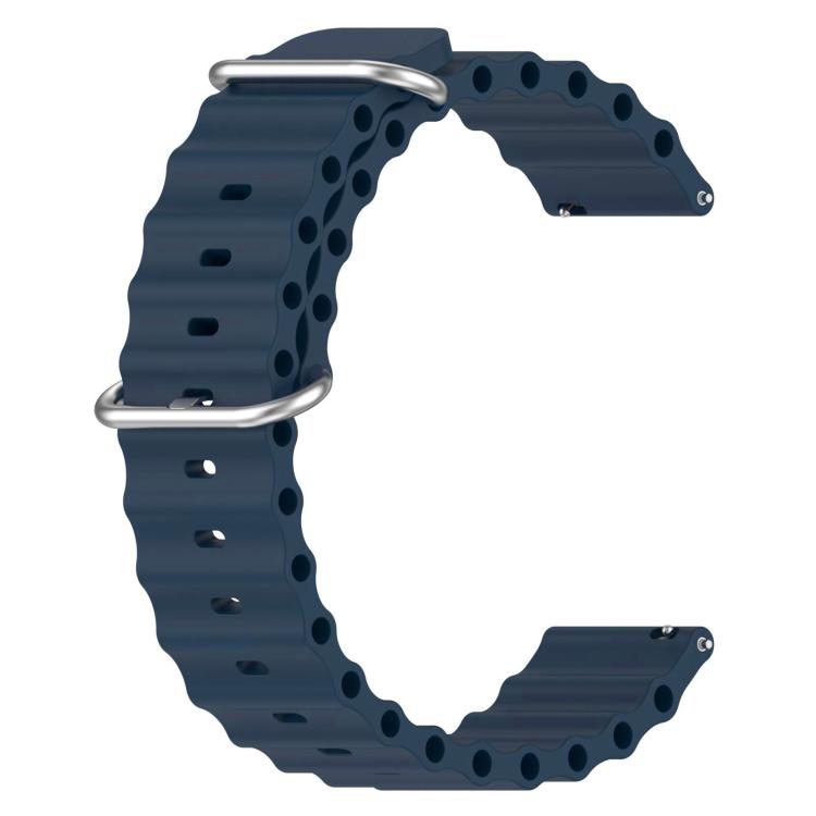 22mm xDfind Ocean Style Silicone Solid Color Watch Band