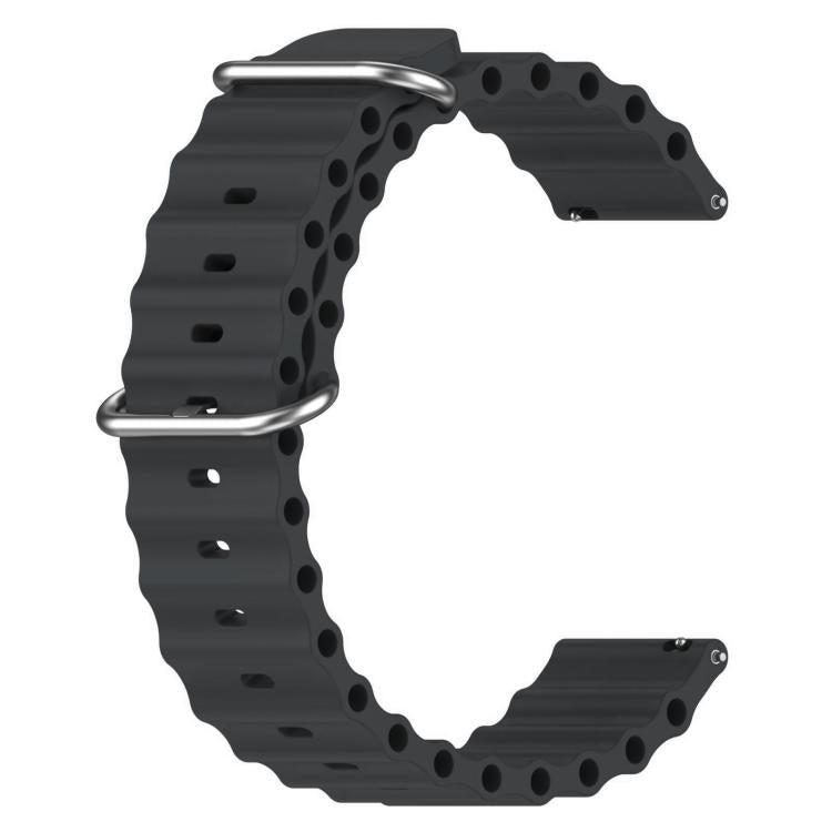 22mm xDfind Ocean Style Silicone Solid Color Watch Band