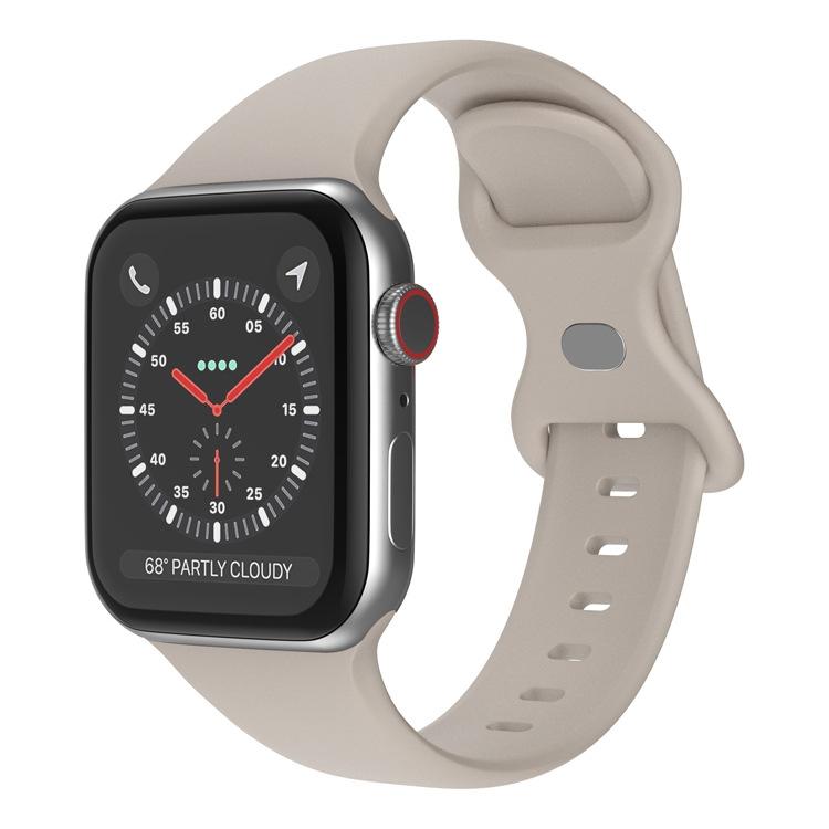 For Apple Watch 46mm / 49mm / 45mm / 44mm xDfind Butterfly Buckle Silicone Watch Band