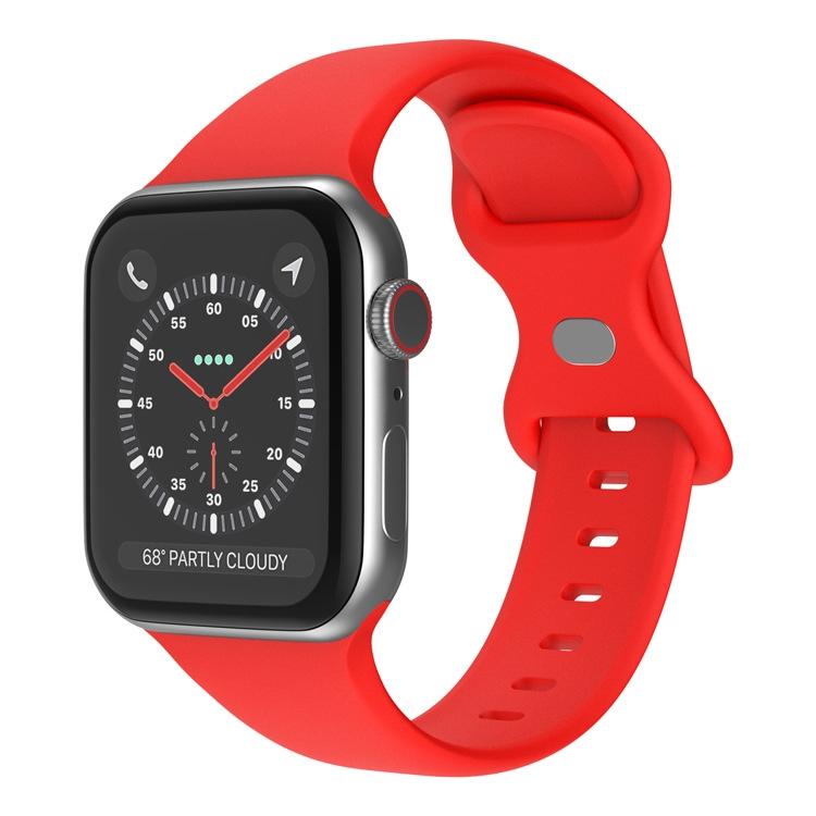 For Apple Watch 46mm / 49mm / 45mm / 44mm xDfind Butterfly Buckle Silicone Watch Band
