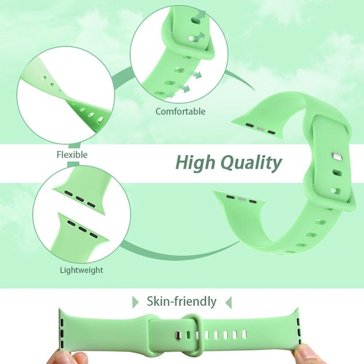 For Apple Watch 42mm / 41mm / 40mm / 38mm xDfind Butterfly Buckle Silicone Watch Band