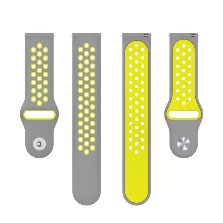 22mm xDfind Two-color Silicone Watch Band