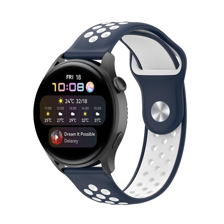 22mm xDfind Two-color Silicone Watch Band