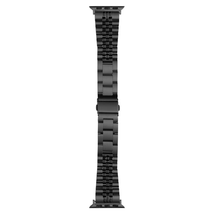 For Apple Watch 46mm / 49mm / 45mm / 44mm Quick Release Five-bead Metal Watch Band