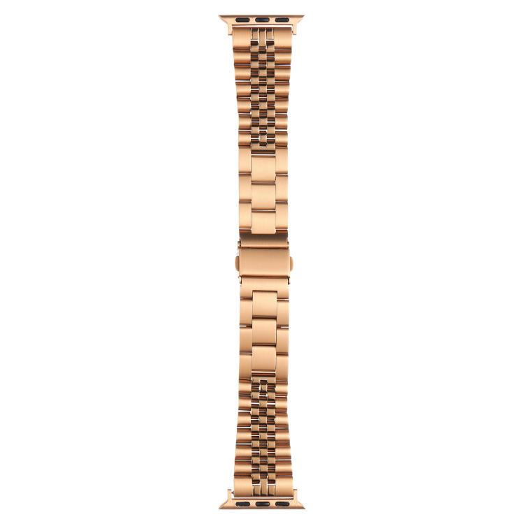 For Apple Watch 46mm / 49mm / 45mm / 44mm Quick Release Five-bead Metal Watch Band