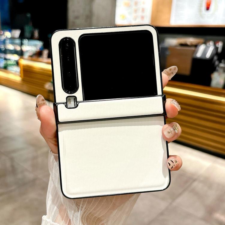 For Huawei Pura X Three-stage Vertical Pattern Solid Color Leather Phone Case