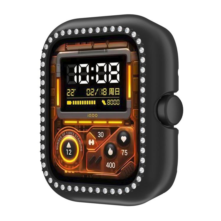 For vivo Watch GT Diamond Half Coverage Hollow PC Watch Protective Case