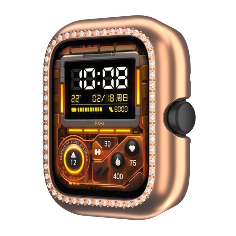 For vivo Watch GT Diamond Half Coverage Hollow PC Watch Protective Case