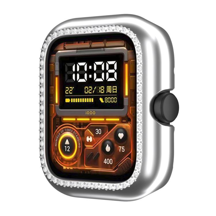 For vivo Watch GT Diamond Half Coverage Hollow PC Watch Protective Case
