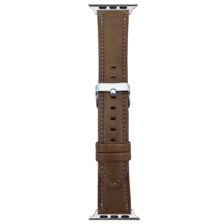 For Apple Watch 46mm / 49mm / 45mm / 44mm xDfind Crazy Horse Texture Leather Watch Band