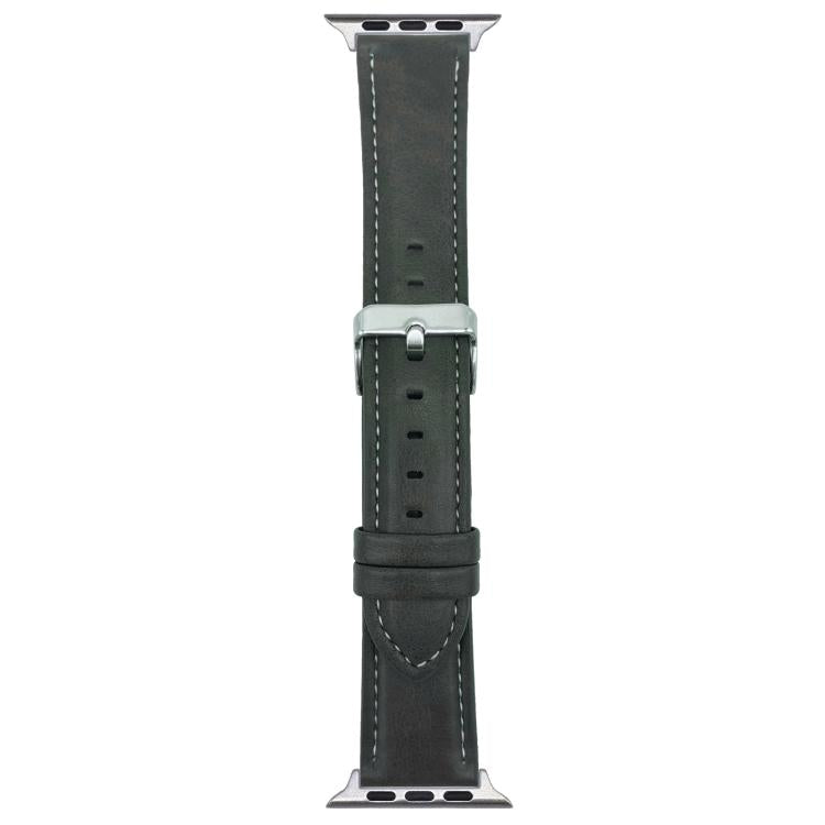 For Apple Watch 42mm / 41mm / 40mm / 38mm xDfind Crazy Horse Texture Leather Watch Band