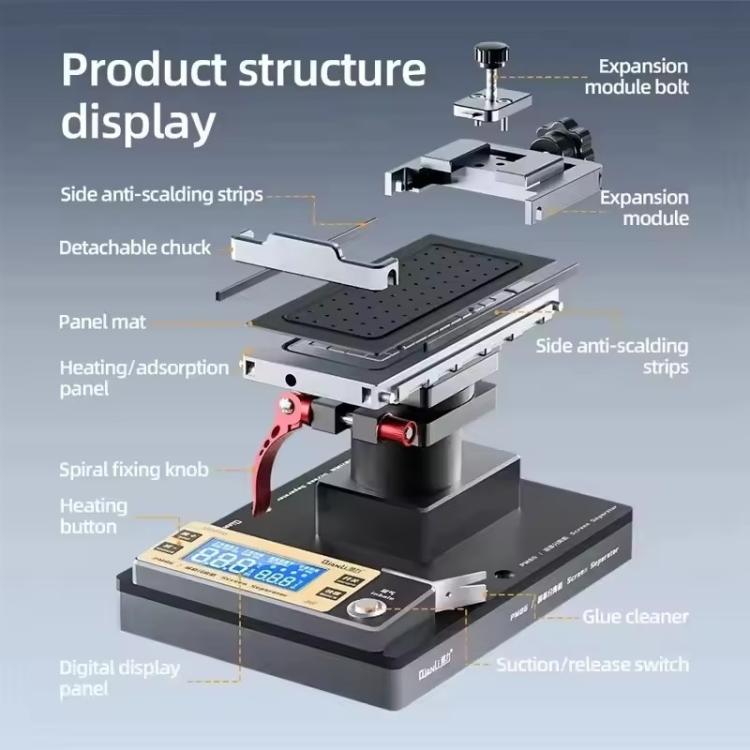 Qianli PM86 Universal Screen Disassembling Heating Separator, Plug:EU Plug