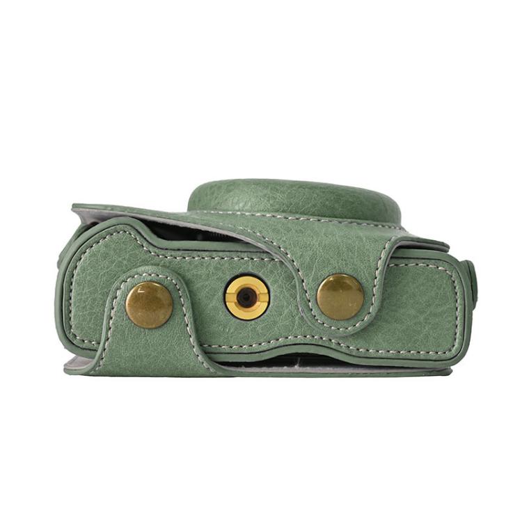 For Canon G7 X Mark III / G7X3 Retro Litchi Texture Leather Full Body Camera Case Bag with Strap