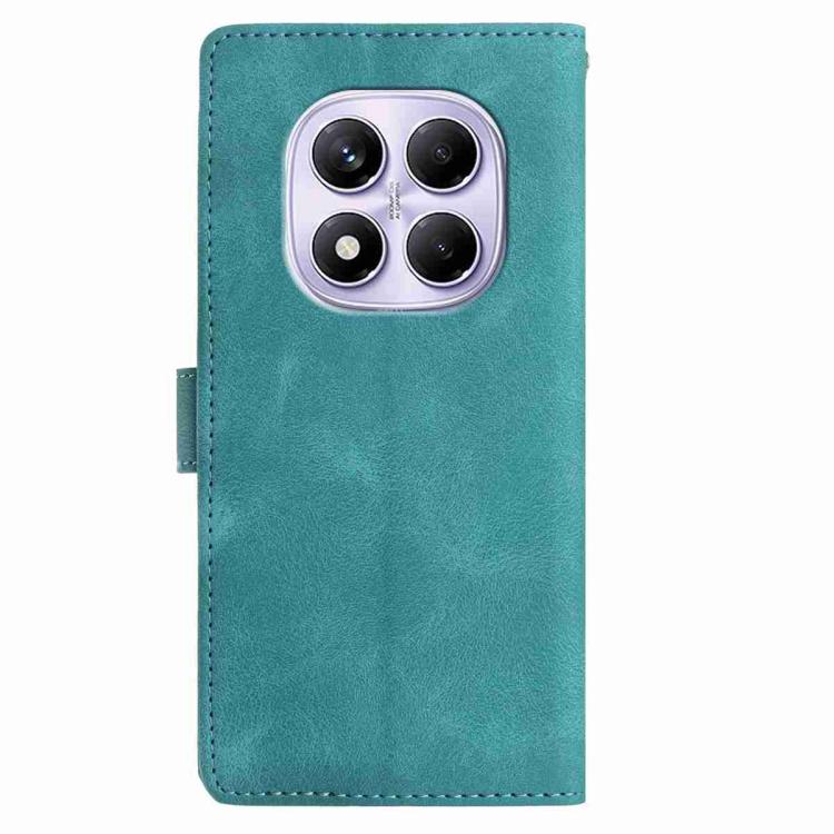 For Redmi Note 14 Pro 4G Skin Feel Embossed Feather Leather Phone Case