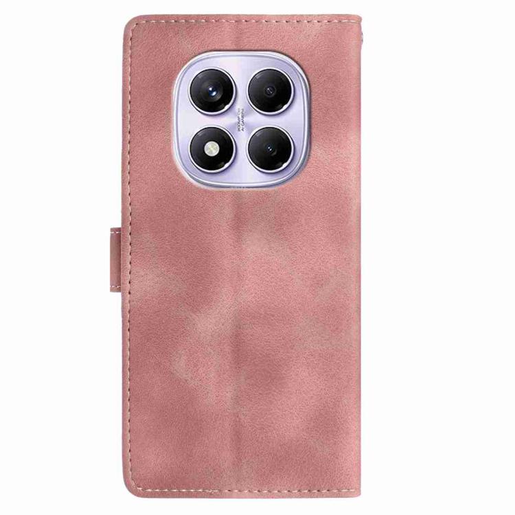 For Redmi Note 14 Pro 4G Skin Feel Embossed Feather Leather Phone Case