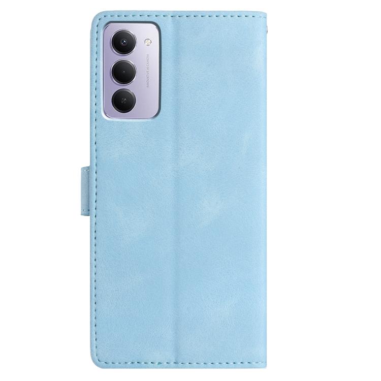 For Redmi 15 5G / 4G EU 171mm Skin Feel Embossed Feather Leather Phone Case