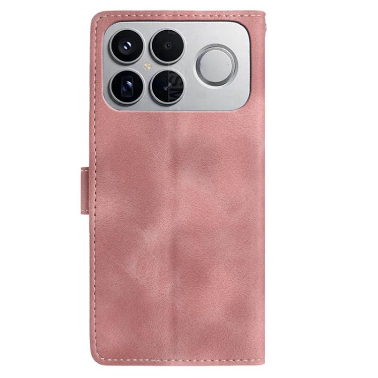 For Redmi K90 Pro Max Skin Feel Embossed Feather Leather Phone Case