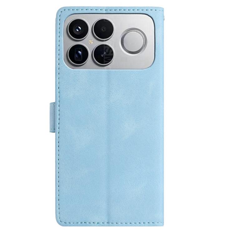 For Redmi K90 Pro Max Skin Feel Embossed Feather Leather Phone Case