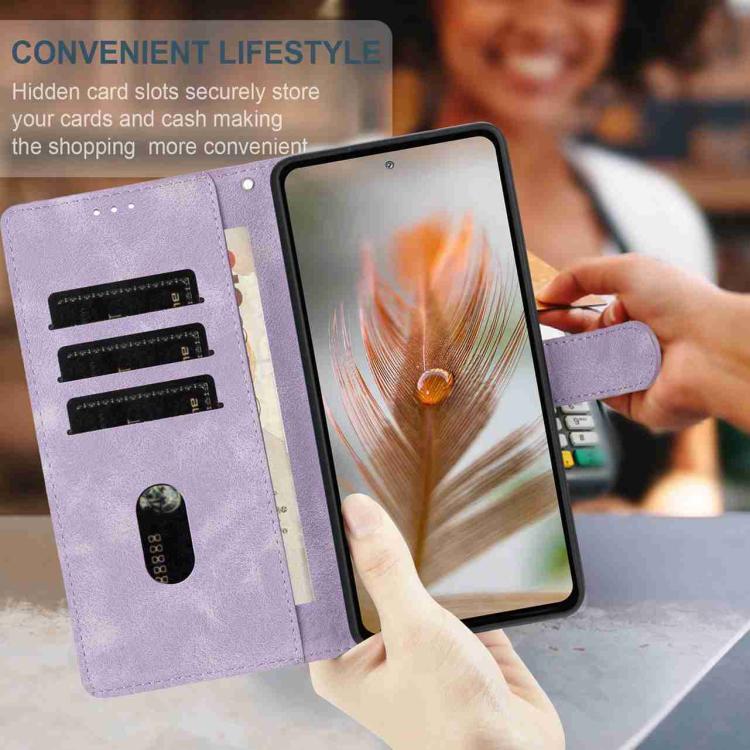 For Redmi K90 Pro Max Skin Feel Embossed Feather Leather Phone Case