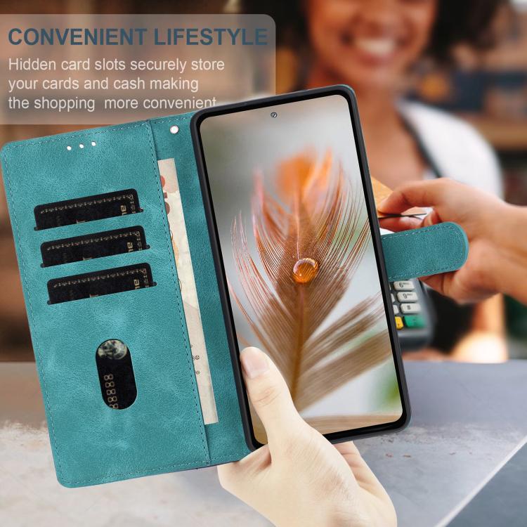 For iPhone 11 Pro Skin Feel Embossed Feather Leather Phone Case