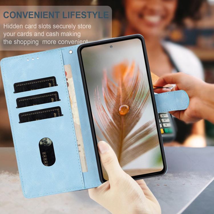 For iPhone 11 Pro Max Skin Feel Embossed Feather Leather Phone Case