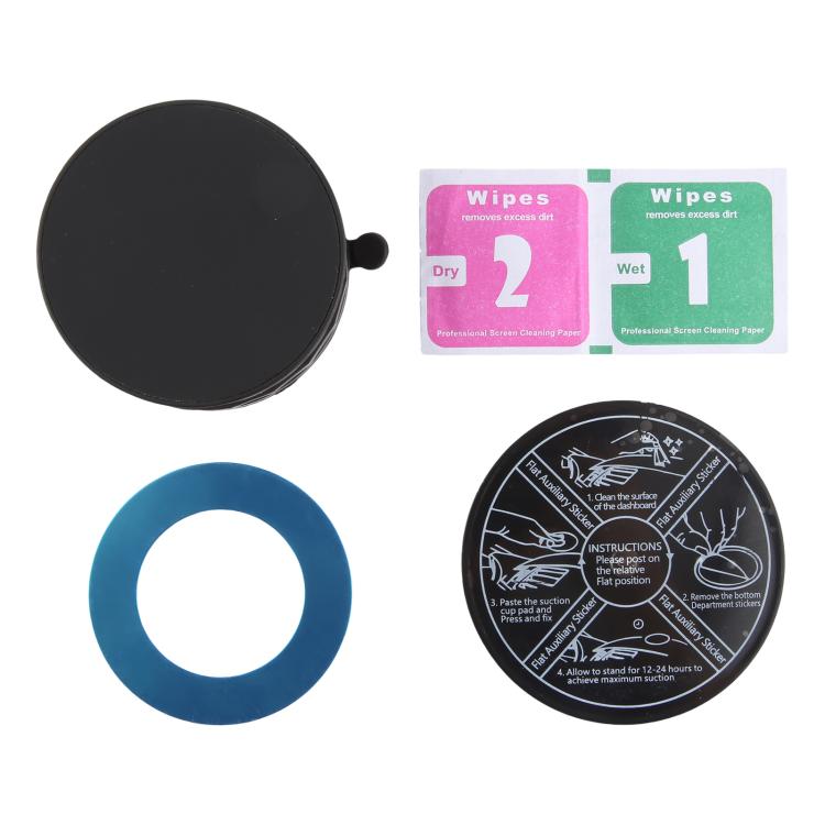 CCT30-2 Suction Cup Magnetic Rotating Phone Holder - Black