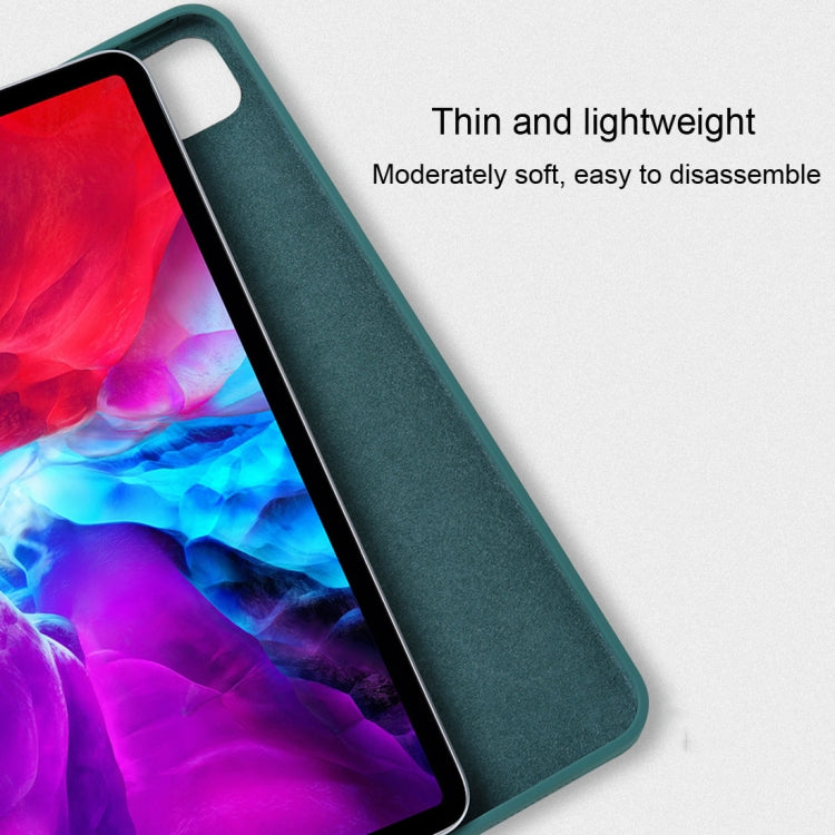 For iPad Pro 12.9 (2020) Liquid Silicone Shockproof Full Coverage Tablet Case
